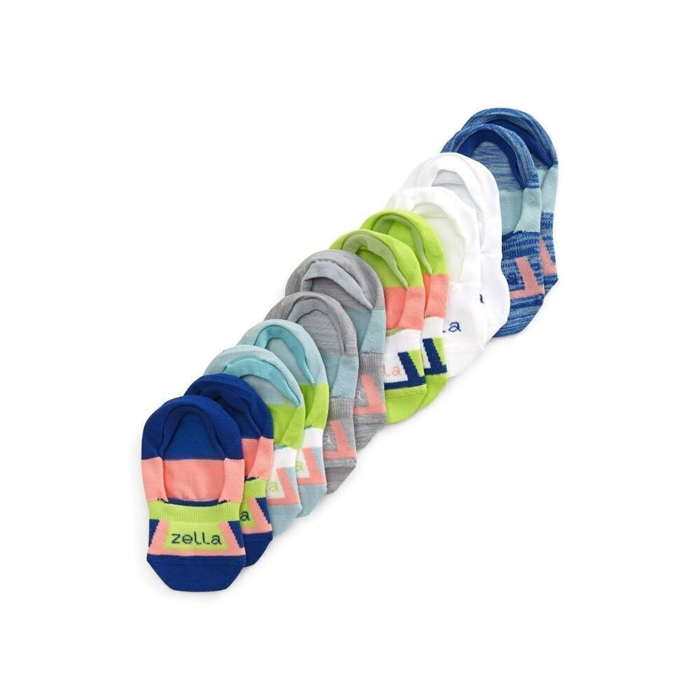 New Zella Girl 6-Pack No-Show Socks Girls M/L NWT
